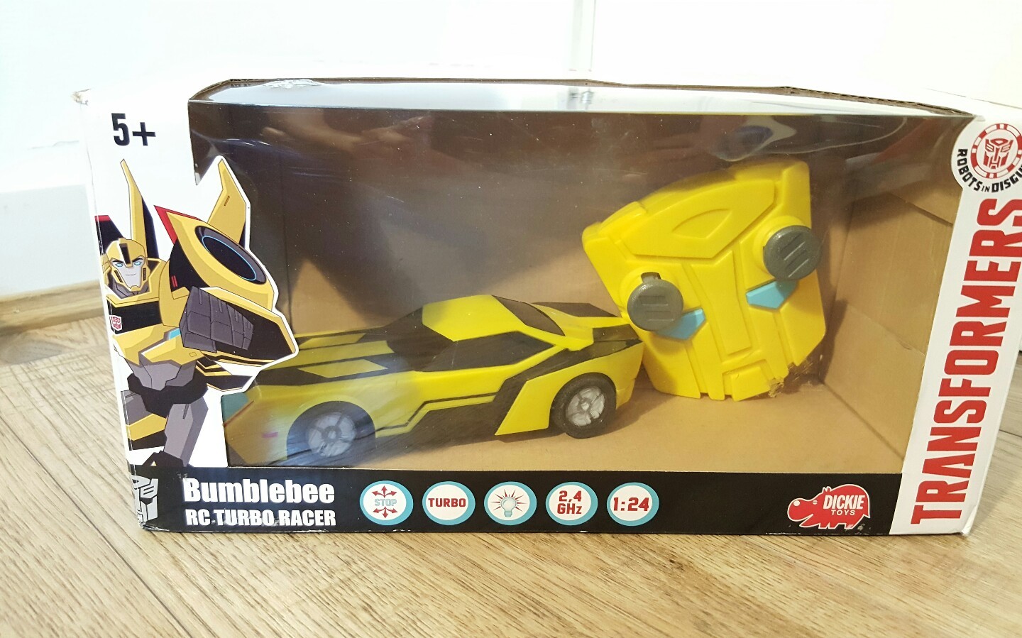 transformers bumblebee flip radio controlled car