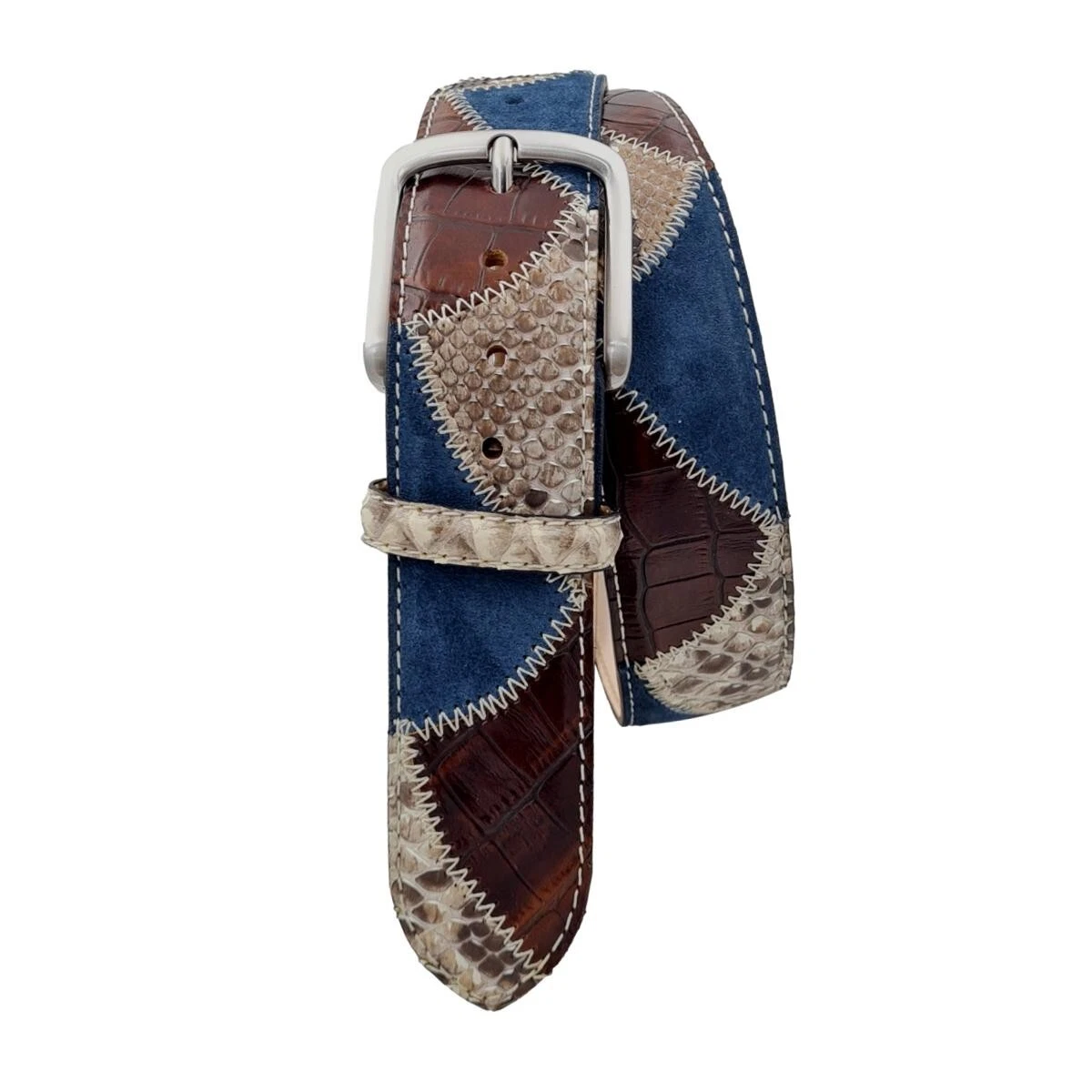 Fibbia Per Cintura Vintage In Argento Sterling Con Turchese E Corallo, Firmata H.B. La Fibbia Pesa 12,9 Grammi. - Italia - Foto 12