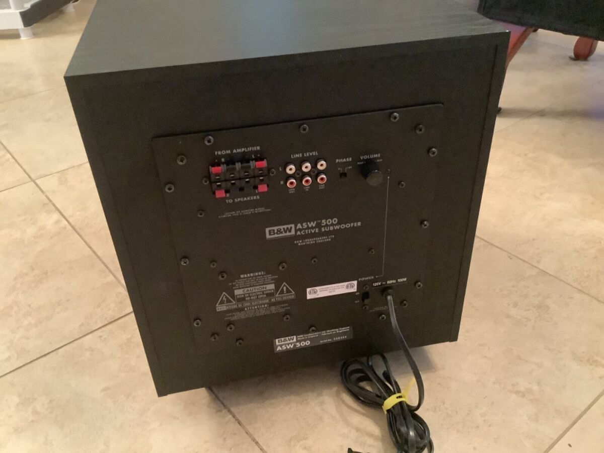 B&W ASW 500 active subwoofer | eBay B&W ASW 500 active subwoofer | eBay