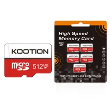 Micro SD Card 5Pack 512MB Class-10 Micro SDHC Card UHS-I High Speed TF Card