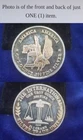 International Trade Unit American Eagle & Bell 1 Oz 999 Silver Round Toned 24855