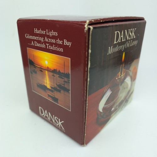 NEW Dansk International Jens Quistgaard Monterey Oil Lamp Danish Glass - Picture 8 of 10