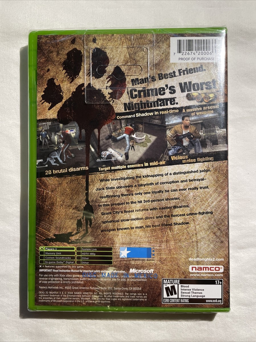 Dead to Rights II (Microsoft Xbox, 2005) for sale online | eBay