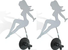 (2/SET) Grand General 93330 Chrome Plastic Waving Lady 