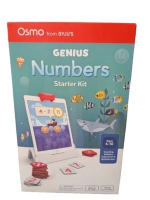 Osmo Genius Numbers Starter Kit Base for iPad Counting Game Ages 6-10 New