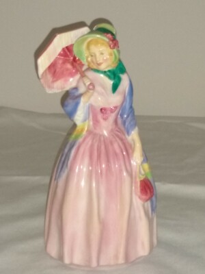 Royal Doulton lady figurine, English bone china, Miss Demure | eBay