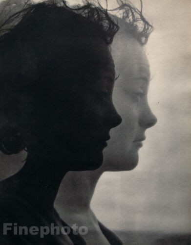 1931 Original Surreal Female Woman Portrait JEAN MORAL France Photo Art 16X20 - Picture 1 of 1