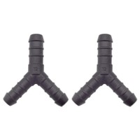 2 X You.S Original Schlauchverbinder ZwischenstüCk RGV Ø 10X12X10 Mm - Y Form
