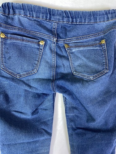 SouthPole Jeans Womens Size Small Blue Capri Taper Leg Elastic Waist Embroidery - Picture 10 of 10
