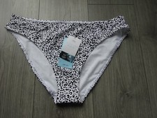 M&S MARKS & SPENCER BLACK MIX SUN SMART HIGH LEG BIKINI BOTTOMS UK SIZE 16
