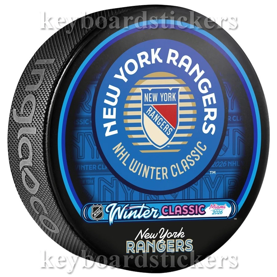 2026 INVIERNO CLÁSICO DUELO NEW YORK RANGERS PAQUETE DE 2 DISCOS DE HOCKEY. 2 de enero de 2026 Foto 3 de 4