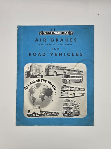 Westinghouse Air Brakes for Road Vehicles Brochure D.P.13 Vintage Transport - Foto 1 di 11