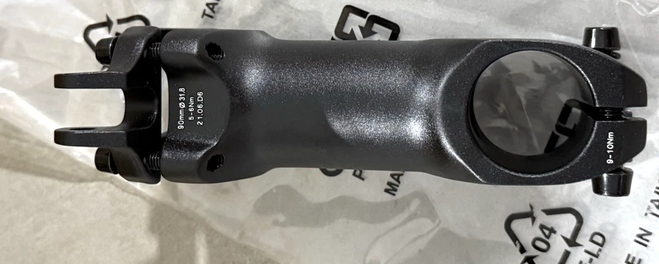 Satori Zoom Verstellbar Fahrrad Lenkervorbau 31.8mm x 90mm Mit Kopflicht Aufsatz - Bild 4 von 4