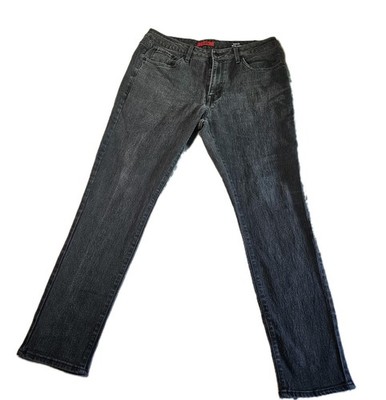 M.B.X Men's Slim Fit Black Jeans Size W34 L32 Cotton Blend Streetwear Casual 