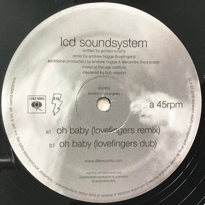 LCD Soundsystem - Oh Baby (Lovefingers Remix), 12'', (Vinyl)