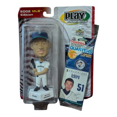 Ichiro Bobbin Head イチロー Amazon.co.jp: イチロー首振り人形 2002 MLB ボブルヘッド / バブル