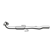 ERNST Abgasrohr für OPEL SIGNUM CC VECTRA C 2.2 Z22SE Z22YH vorne 55352870