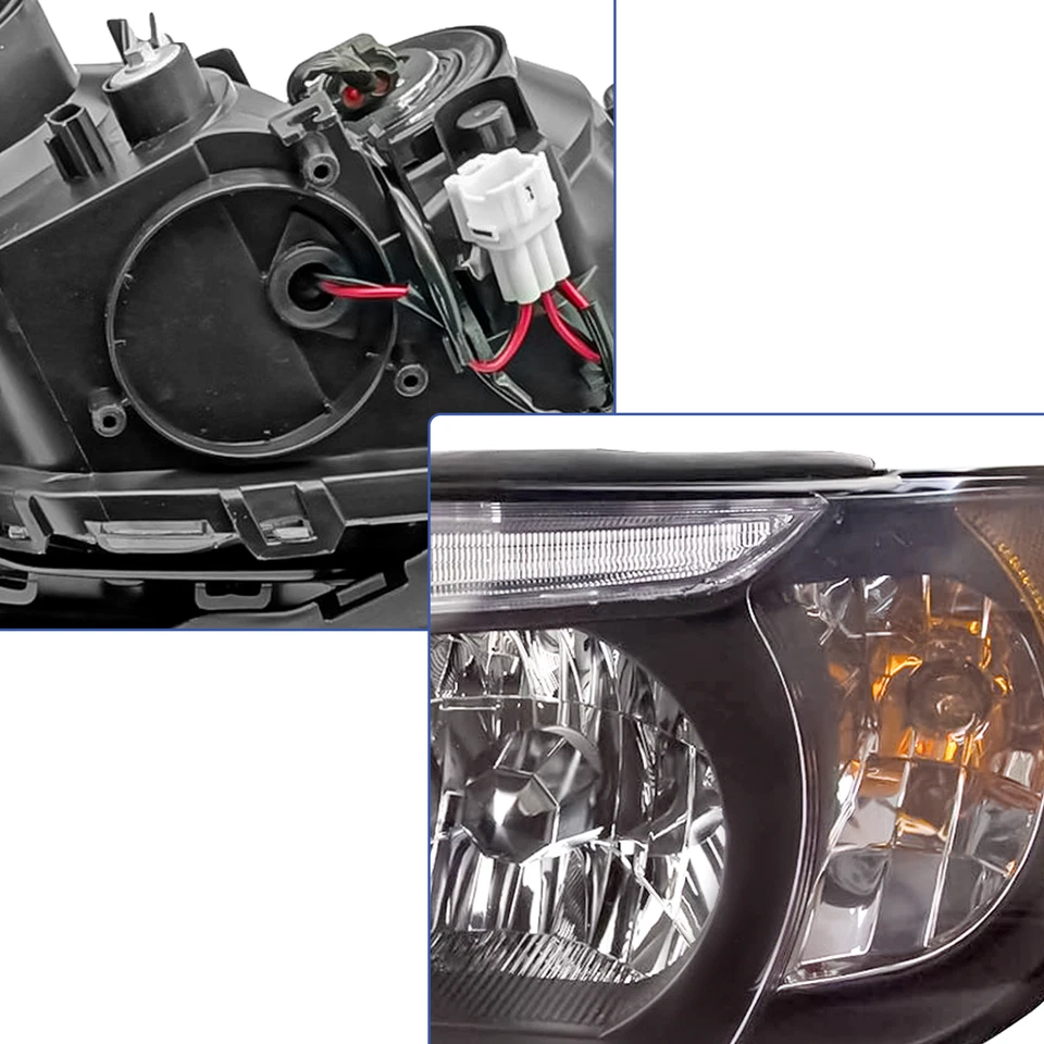 Headlight Assembly Left&Right Side Halogen For Subaru Forester 2006-2008 - Image 4 of 4