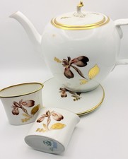 Vintage Royal Copenhagen Denmark Brown Iris T...