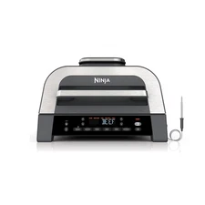 Ninja DG551 Foodi Smart XL 6-in-1 Indoor Grill with Air Fry, Roast, Bake, Bro...