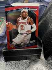 2024-25 Panini Prizm Black - Miles McBride, Miles McBride #189 Red Prizm /299