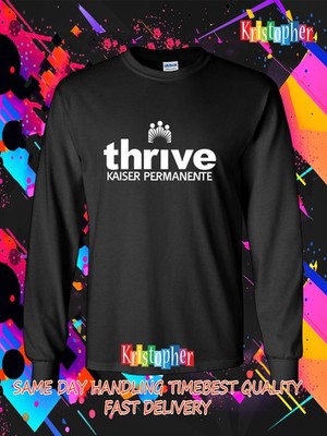 New Kaiser Permanente Thrive Logo Crew Neck T-Shirt American Men's T-Shirt