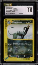 Pokemon Houndoom Skyridge Reverse Holo Rare #12 CGC 10 Gem Mint on eBay