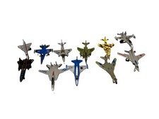 Vintage Galoob Micro Machines Lot Of 11 Planes Military Jet Aircraft Helicopter