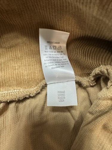 Gymboree Girls Gingerbread Skirtall Dress Size 12 Corduroy Peppermint Holiday - Picture 5 of 5