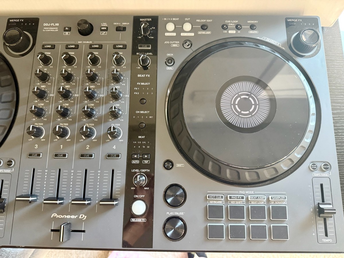 Pioneer DJ DDJ-FLX6-GT 4-Channel DJ Controller - Rekordbox