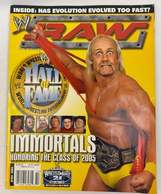 WWE RAW MAGAZINE April 2005 Class of 2005 Hulk Hogan Stacy Keibler