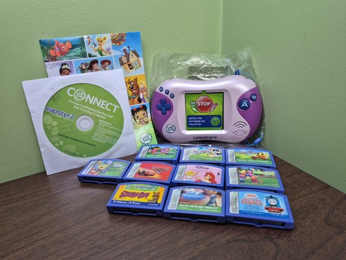 Leapster 2 Learning New System W/10 Used Games Read Description