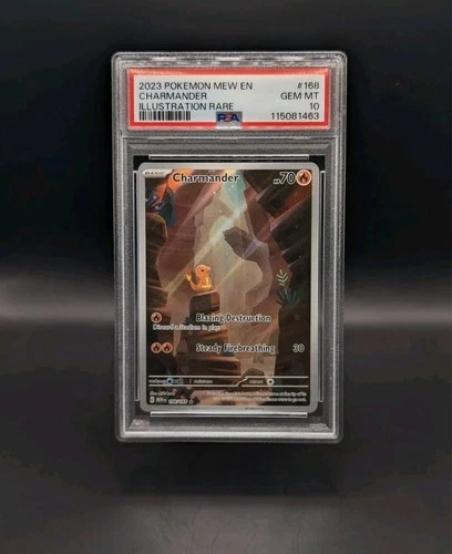 Pokemon 2023 Charmander 168/165 IR Scarlet & Violet 151 GEM MINT PSA 10
