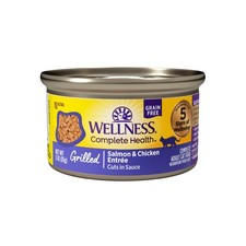Wellness Complete Health Grilled Adult Canned Wet Cat Food Natural Protein Rich