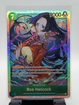Boa Hancock One Piece OP16 The Time of Battle Super Rare Foil OP16-032