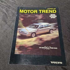 Vintage 1994 Volvo 960 Motor Trend Driving Impression Sales Brochure Reprint