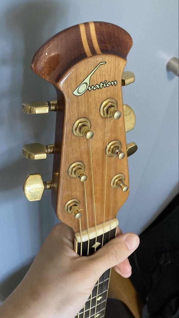 Ovation Legend 1767 Acoustic Guitar Made in USA with Hard