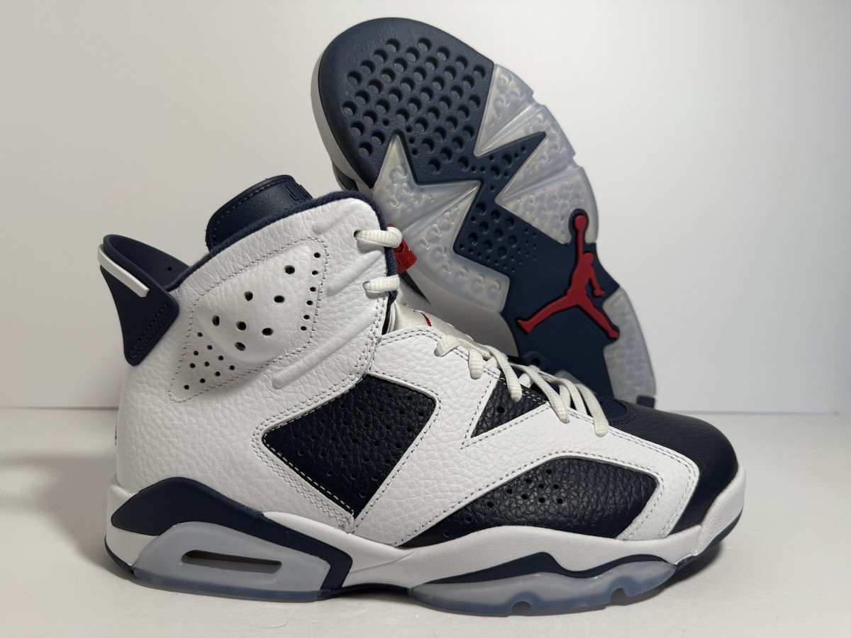 Nike Air Jordan 6 Retro Olympic Midnight Navy White (CT8529