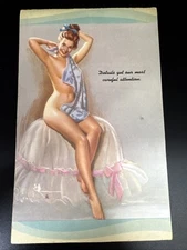 Vintage PinUp Art Pocket Notebook by Brown & Bigelow Los Angeles Standard Rubber