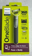 Philips Norelco OneBlade 360 Face + Body QP2834/70 Hybrid Trimmer Shaver