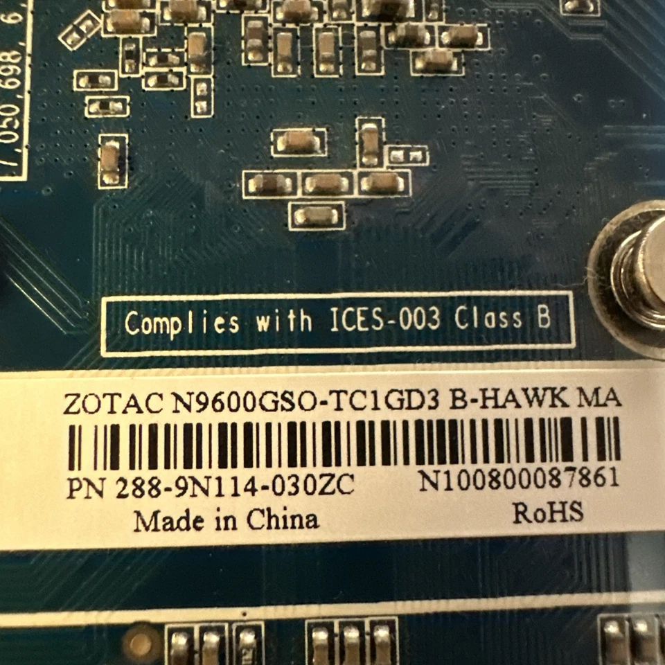 ZOTAC N9600GSO- TCIGD3  Graphics Card PC - Image 3 of 3