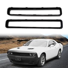 Front Grille Inserts Trim Cover for Dodge Challenger Accessories 2015-2024 ,