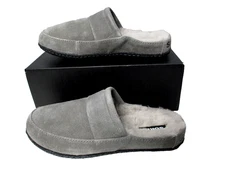 Sorel Falcon Ridge II Scuff Slippers Gray Slip On Indoor Shoes  Mens Sz 9