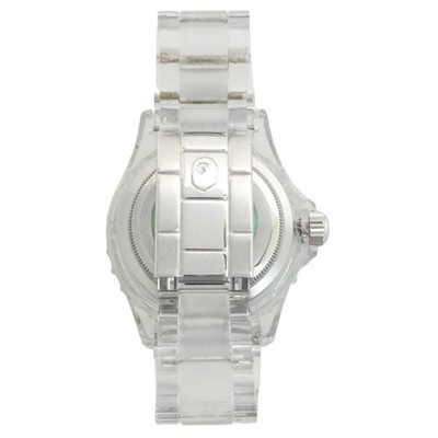 A Bathing Ape BAPEX Clear Watch Quartz Analog 16.5cm Used | eBay