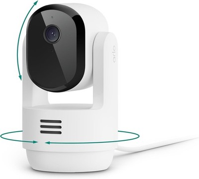Arlo Essential VMC3073 Indoor Pan Tilt Zoom Security Camera (Open Box)