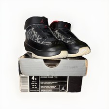 Vintage Air Jordan Icons Baby 4C Black Varsity Red Vtg OG Excellent w/ Box