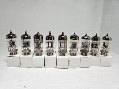 9 x Valvo Siemens Mullard 12AT7 6201 ECC81 ECC801S