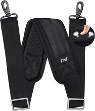 79 Inch Shoulder Strap, Extra-Thick Fixed Cushion Pad and Dual Clasps Universal