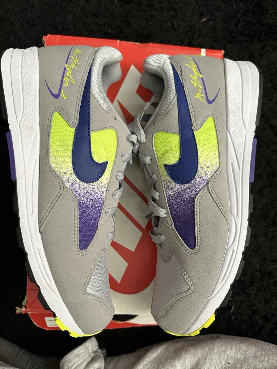 Nike Air Skylon 2 Sneakers Shoes BRAND NEW \'Grey Vol Grape\' Size 8.5 Nike Air Skylon 2 Grey Volt Grape for Sale | Authenticity  main image 3