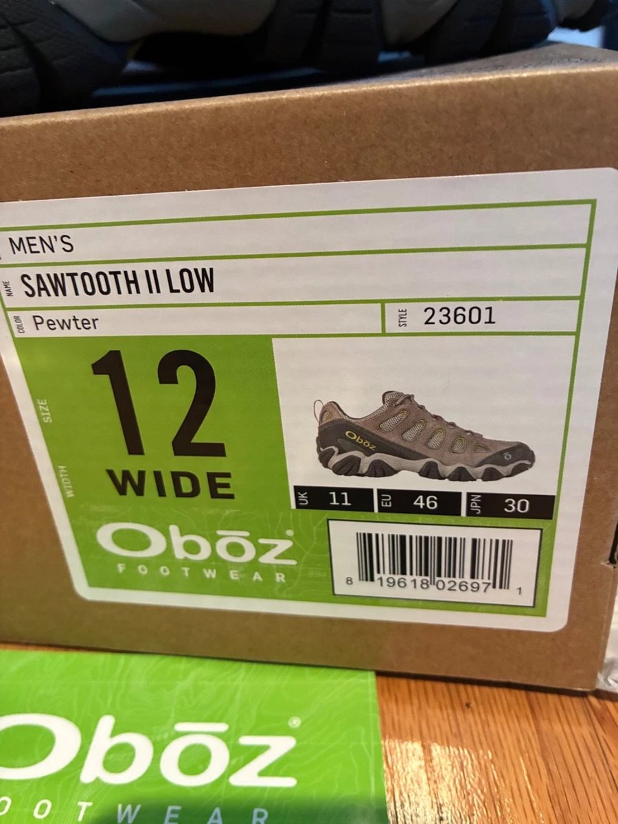 3 pr mens athletic shoes size 12 and 12.5 brand new Hoka Arahi and Oboz hiking